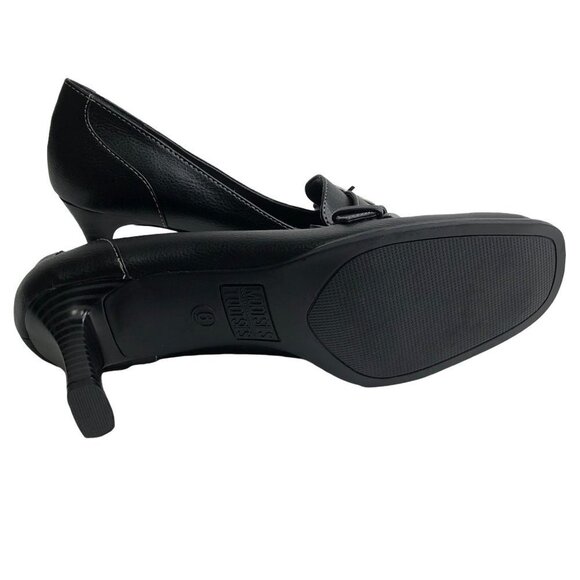 MOOTSIE TOOSIE MORUBIEK BLACK HEEL PUMPS WOMEN SHOES SIZE 6 - Picture 7 of 9